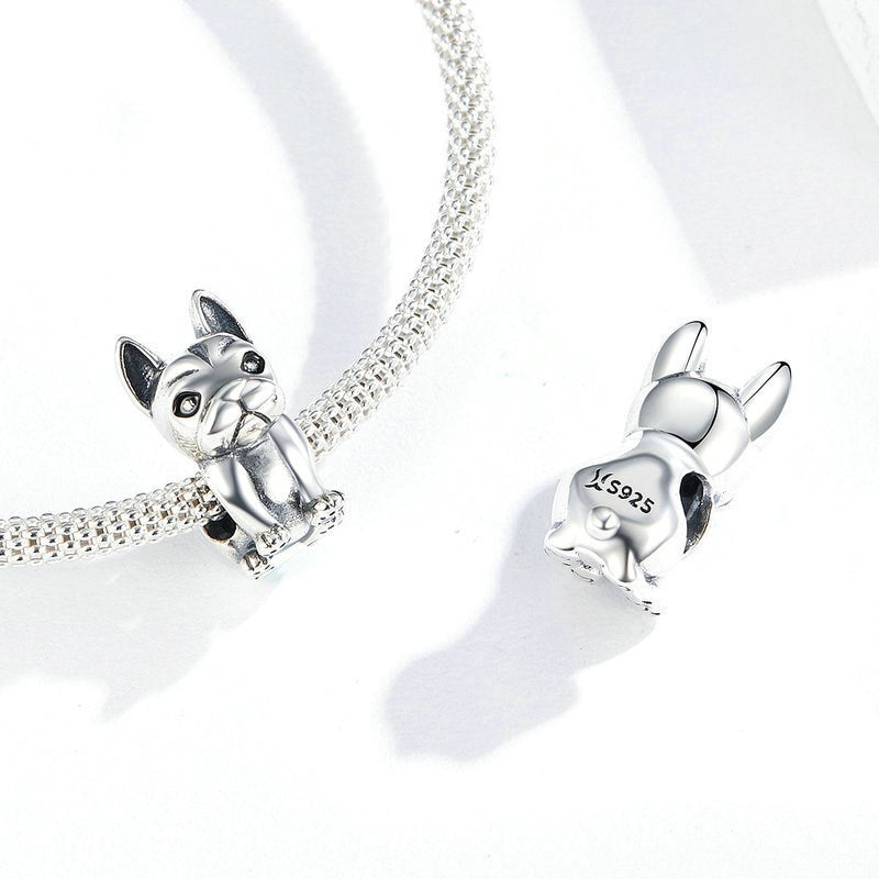 Sterling Silver Pendant - French Bulldog S925 Jewelry