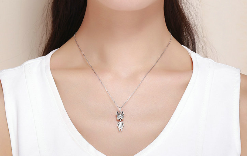 French Bulldog Necklace - Dog Pendant Jewelry