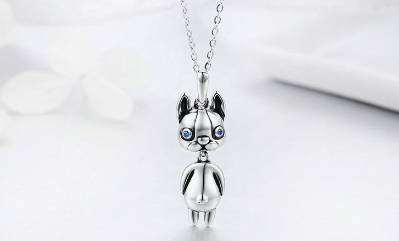 French Bulldog Necklace - Dog Pendant Jewelry