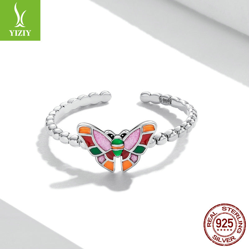 Original Silver Butterfly Jewelry Set with 925 Bracelet