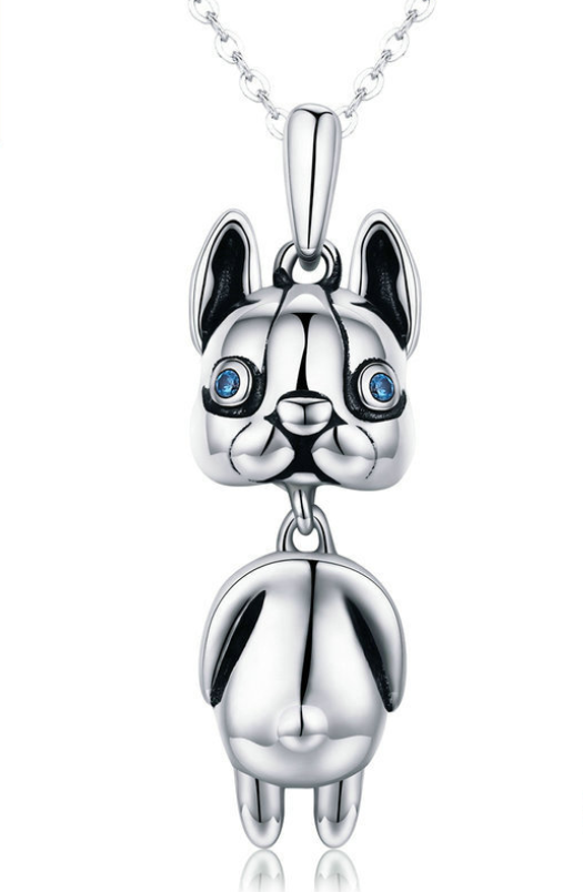 French Bulldog Necklace - Dog Pendant Jewelry