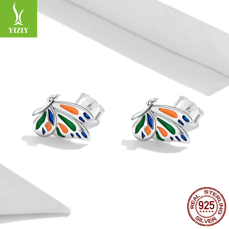 Original Silver Butterfly Jewelry Set with 925 Bracelet