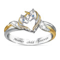 Unicorn Plated Jewelry Set with Drip Engraving Style